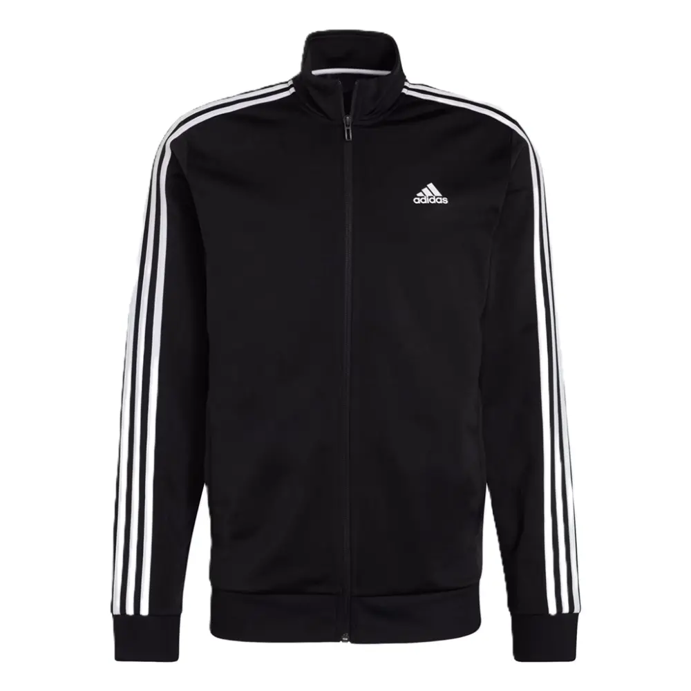 Áo Adidas Essentials Warm-Up 3-Stripes ‘Black’ H46099