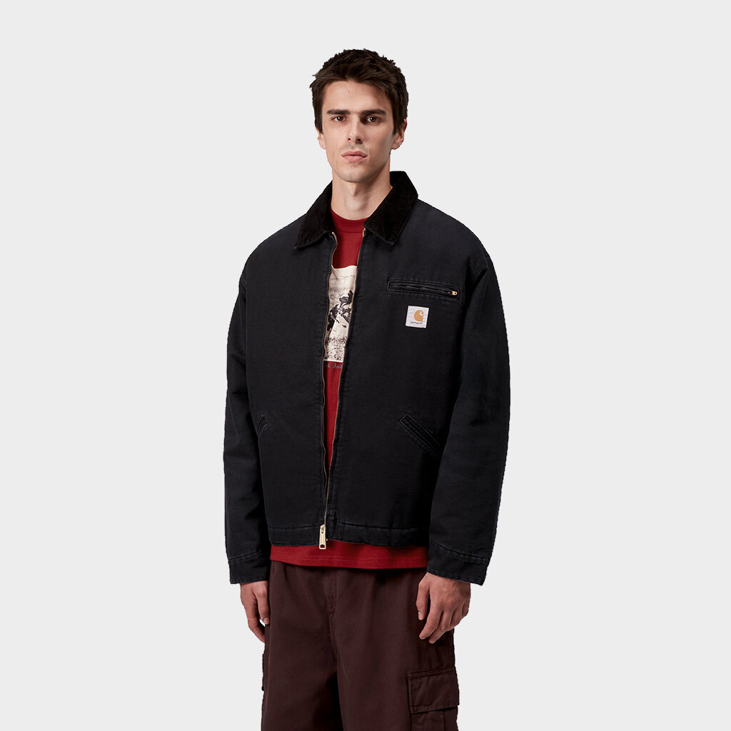 Alternative view of Áo Carhartt WIP OG Detroit Jacket ‘Black’ I035614-00E-4O