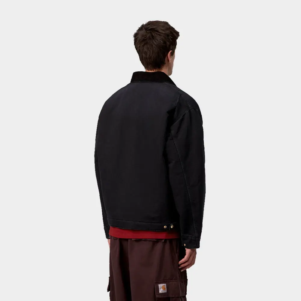Áo Carhartt WIP OG Detroit Jacket ‘Black’ I035614-00E-4O - Ảnh 3
