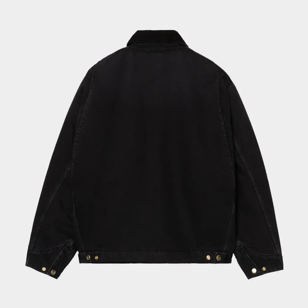 Áo Carhartt WIP OG Detroit Jacket ‘Black’ I035614-00E-4O - Ảnh 5