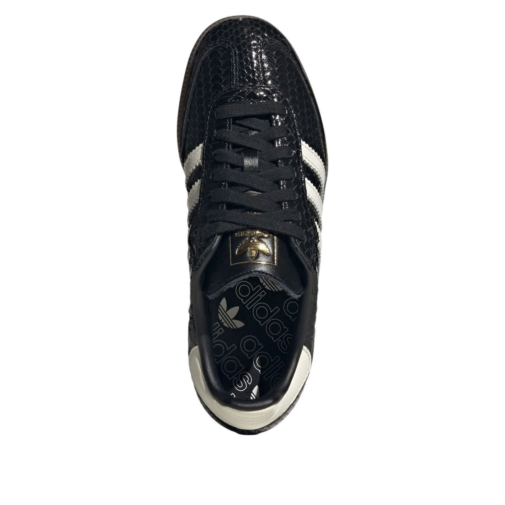 Alternative view of Giày adidas Samba Patent Snakeskin 'Black Off White' IH9015