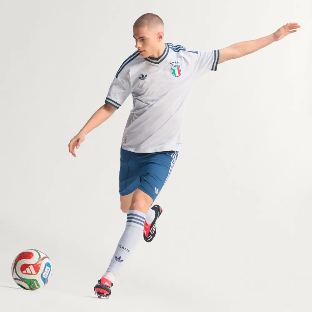 Áo Adidas Italy 26 Away Authentic Jersey 'Aeroblue' JL6938 - Ảnh 4