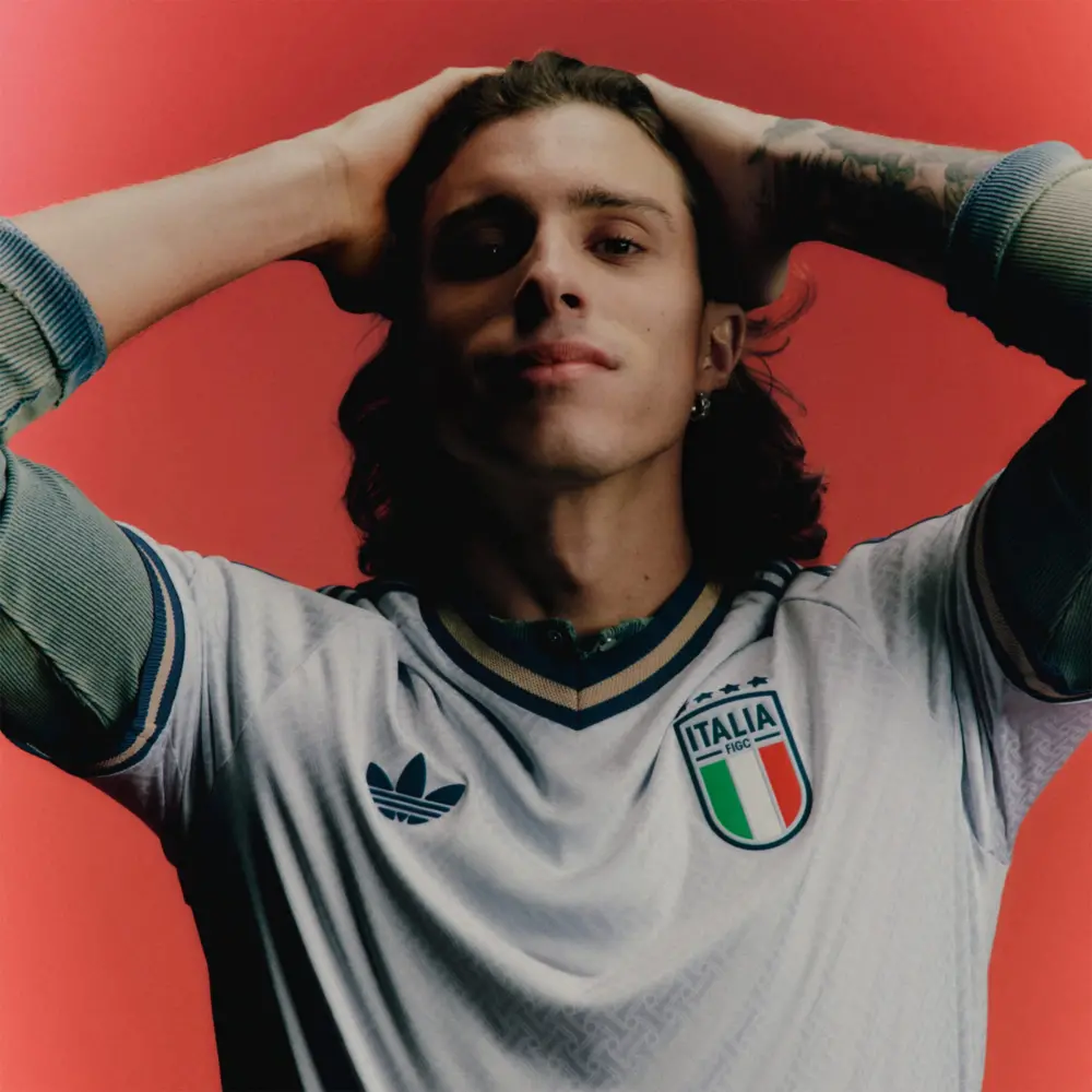 Áo Adidas Italy 26 Away Authentic Jersey 'Aeroblue' JL6938 - Ảnh 3