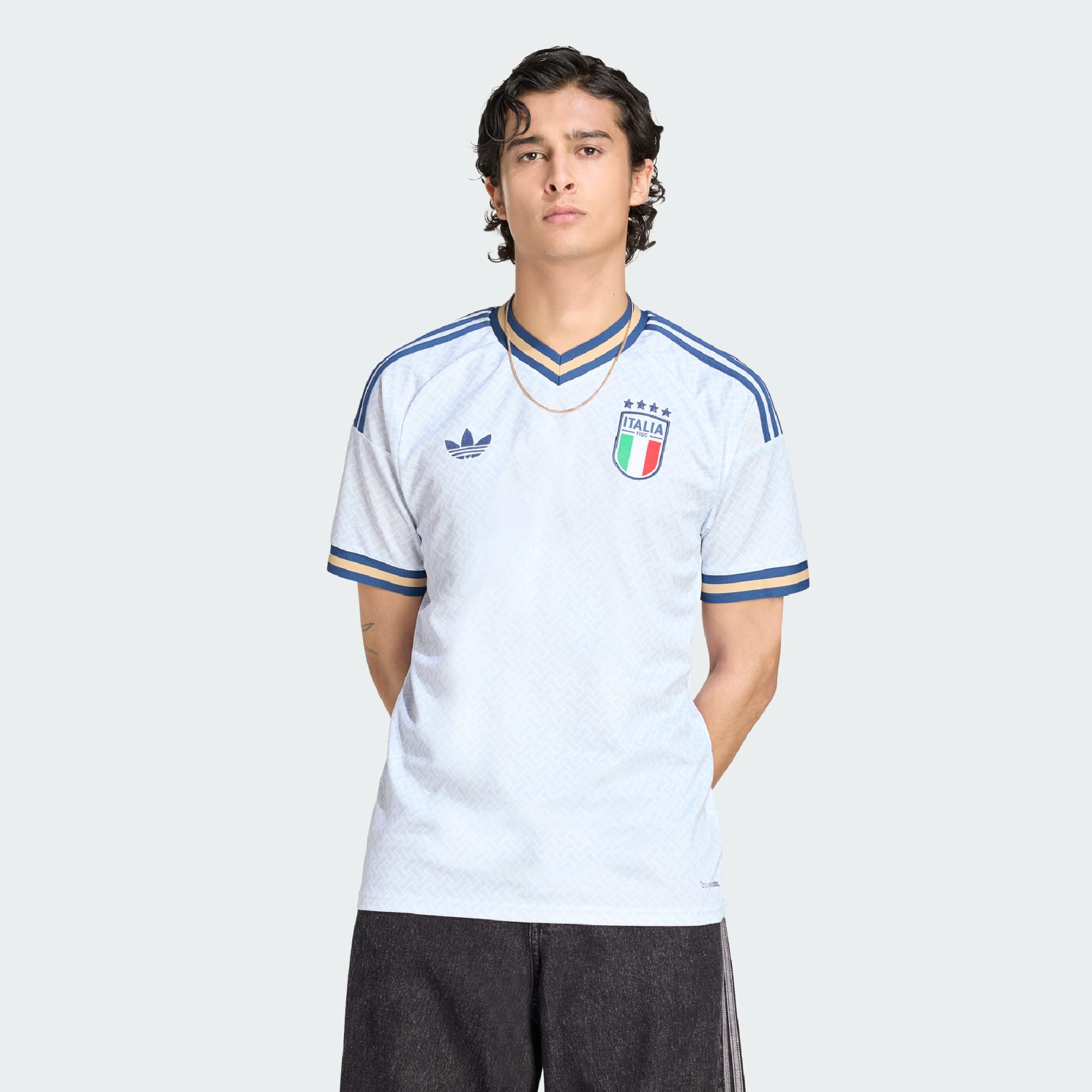 Áo Adidas Italy 26 Away Jersey 'Aeroblue' KC8704 - Ảnh 3