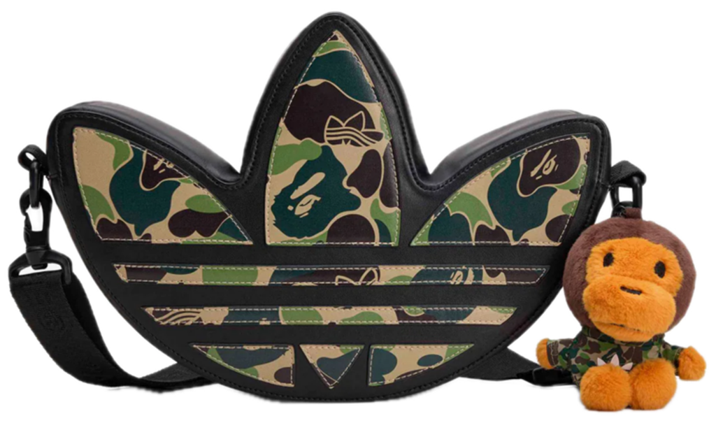 Túi Adidas x Bape Trefoil Shoulder Bag ‘Black’ KF4921