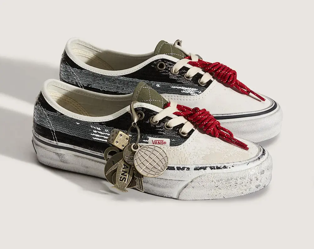 Giày Vans Premium Authentic ‘Black White’ VN000DB8MCG - Ảnh 3