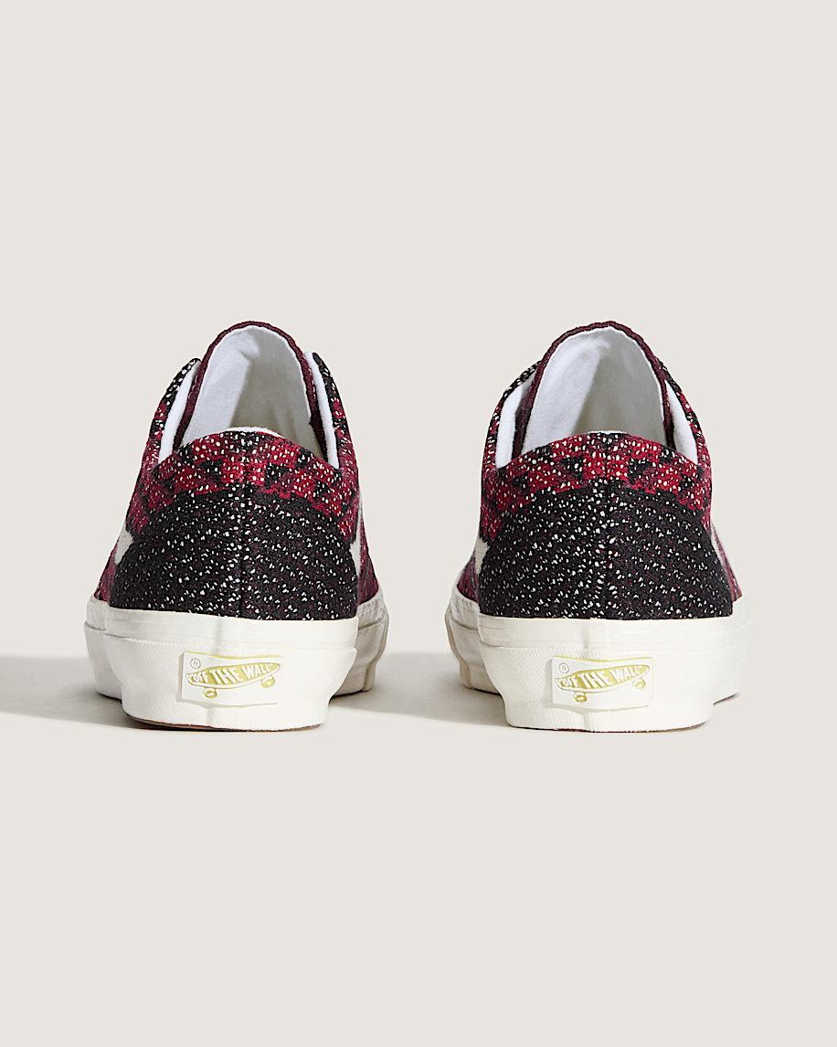 Giày Vans Premium Old Skool 'Geo Check Bordeaux Red' VN000EFKBRD - Ảnh 3