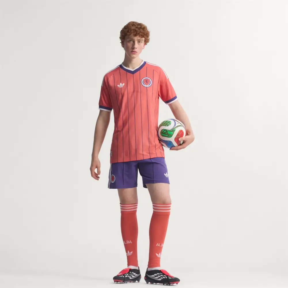 Alternative view of Áo Adidas Scotland 26 Away 'Trace Scarlet' KC2944
