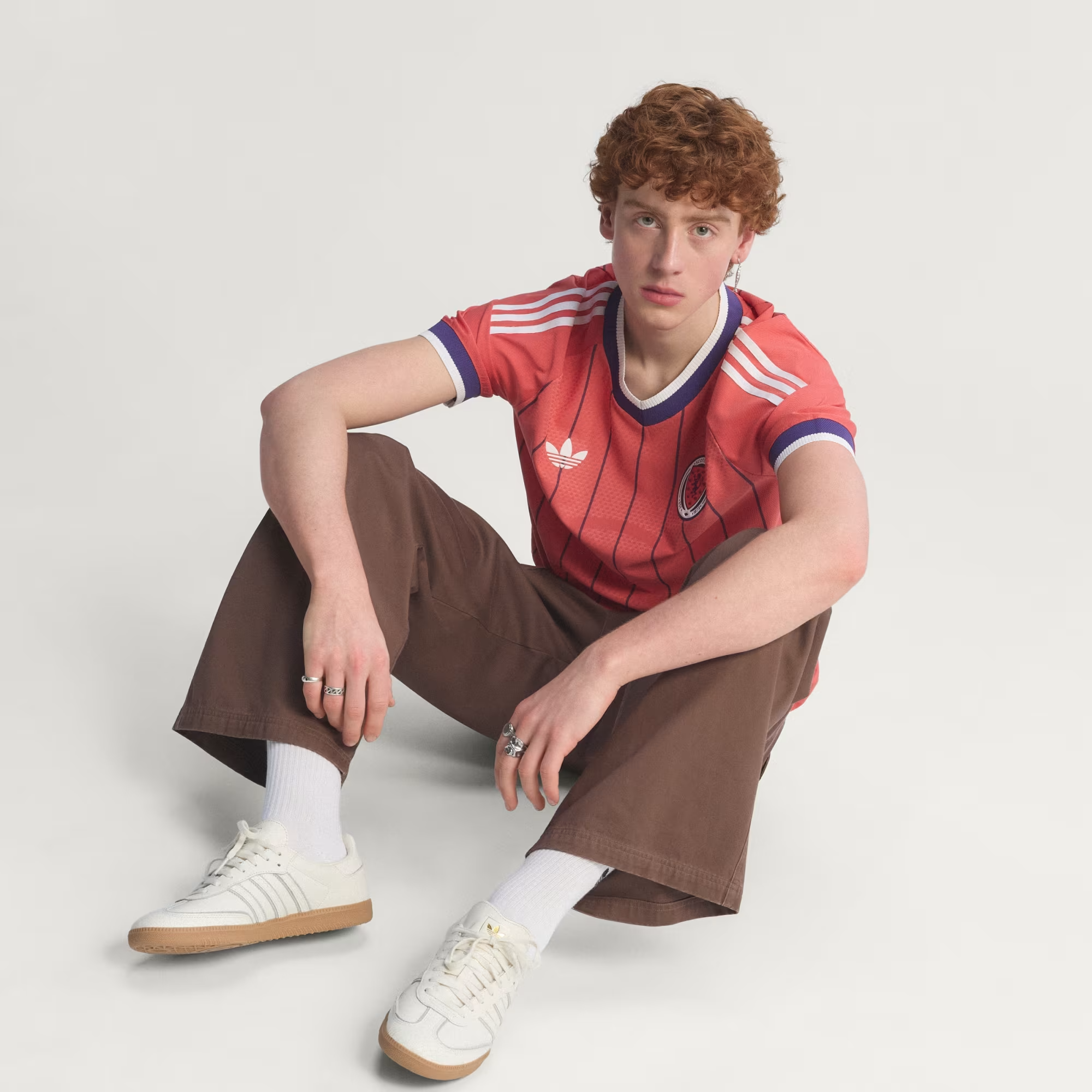 Áo Adidas Scotland 26 Away 'Trace Scarlet' KC2944 - Ảnh 4