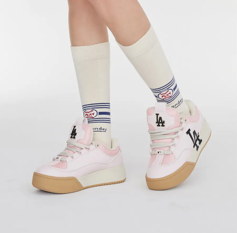 Giày MLB Chunky Wide Los Angeles ‘Pink’ 3ASXCCW3N-07PKS - Ảnh 3