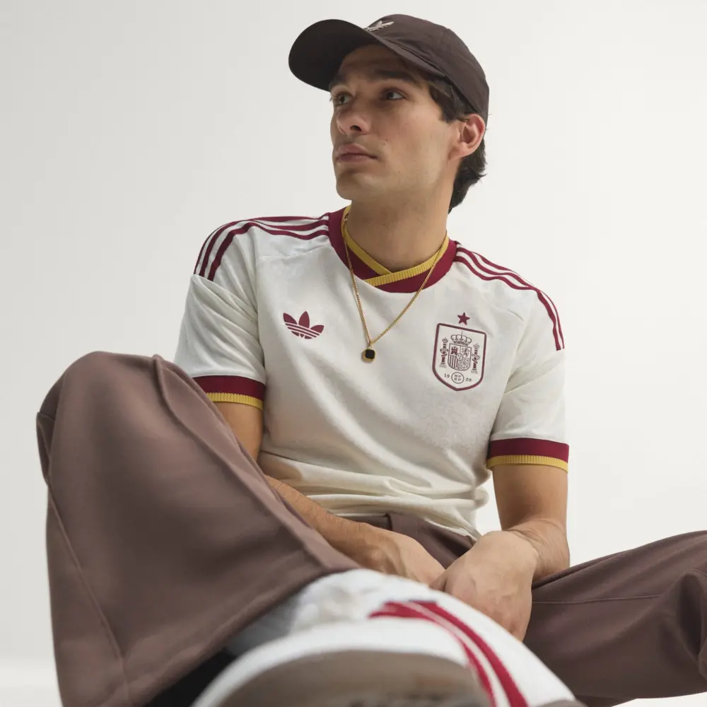 Áo Adidas Spain 26 Away Authentic Jersey 'Off White' JN4392 - Ảnh 4