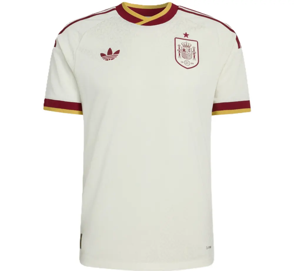 Áo Adidas Spain 26 Away Authentic Jersey 'Off White' JN4392