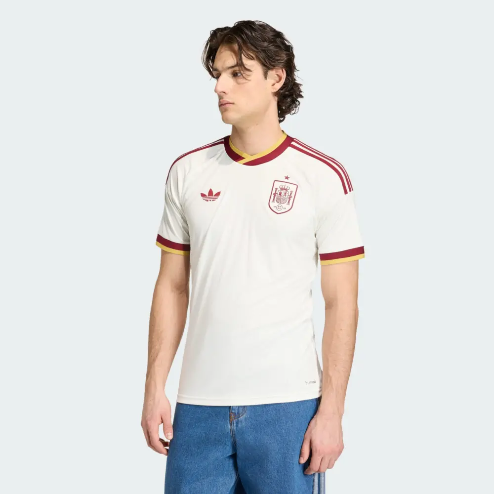 Áo Adidas Spain 26 Away Jersey 'Off White' JN4397 - Ảnh 3