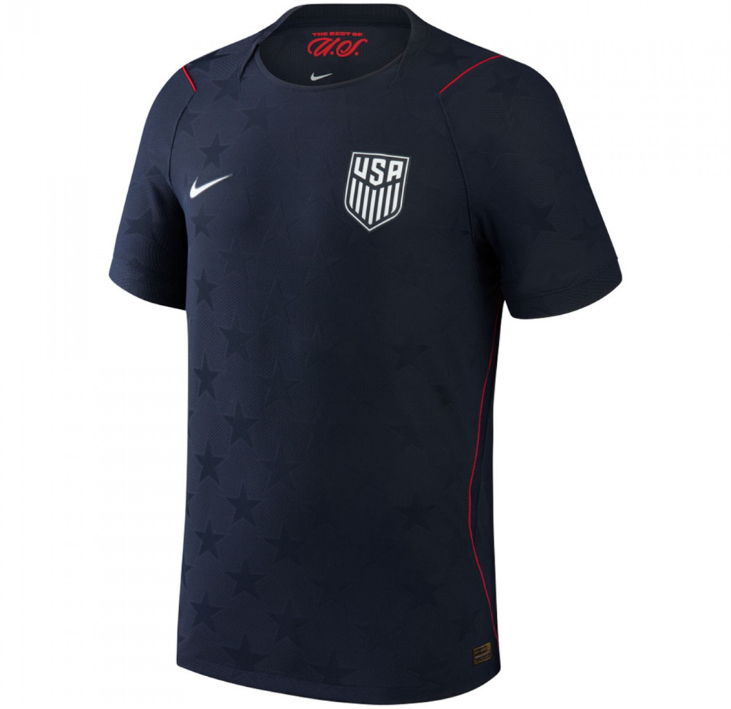 Áo Nike United States National Soccer Team Visiting 2026 Stadium 'Dark Obsidian' IB5395-475