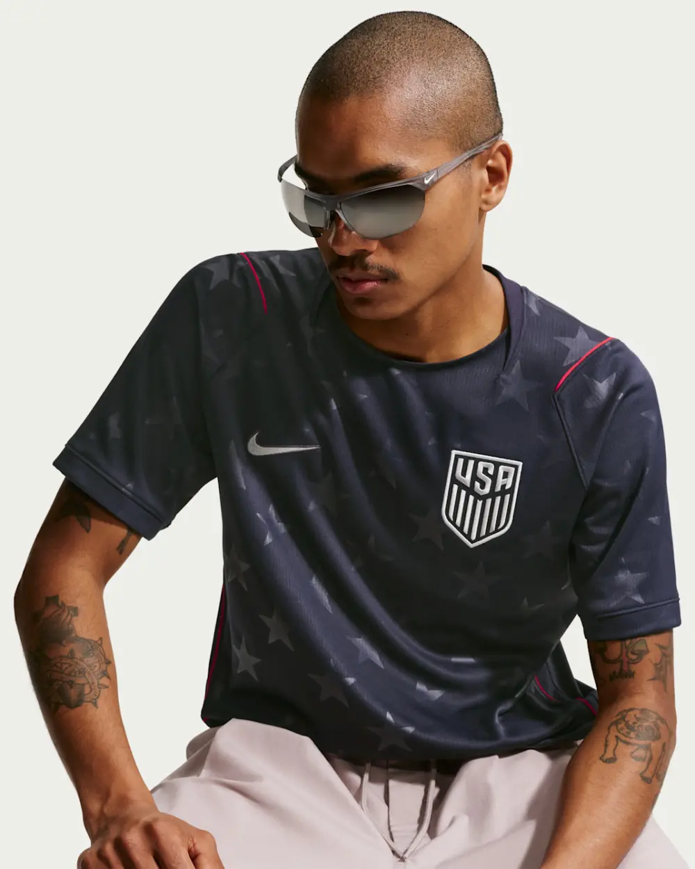 Áo Nike United States National Soccer Team Visiting 2026 Stadium 'Dark Obsidian' IB5395-475 - Ảnh 3