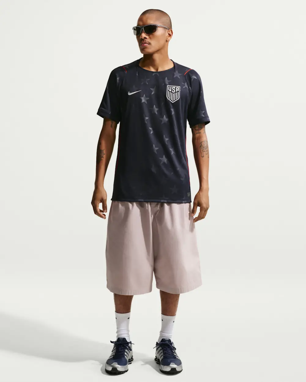 Alternative view of Áo Nike United States National Soccer Team Visiting 2026 Stadium 'Dark Obsidian' IB5395-475