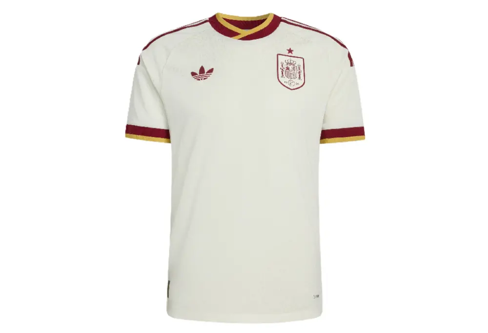 Áo Adidas Spain 26 Away Authentic Jersey 'Off White' JN4392