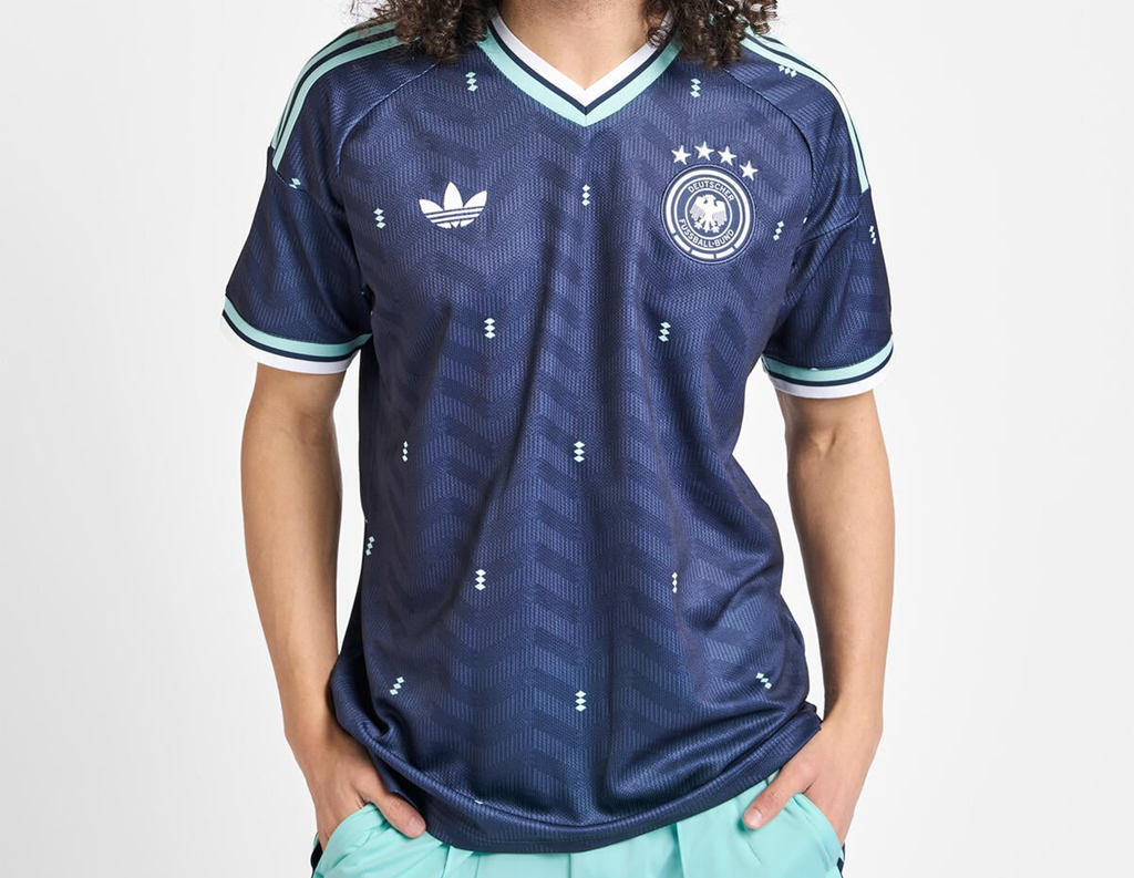 Alternative view of Áo Adidas Germany 26 Away Jersey 'Collegiate Navy' JN2074