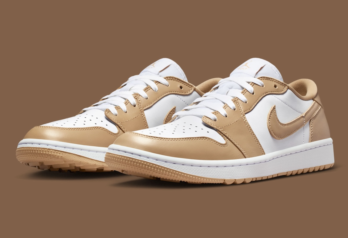 Giày Nike Air Jordan 1 Low Golf 'White Linen' DD9315-117 - Ảnh 5