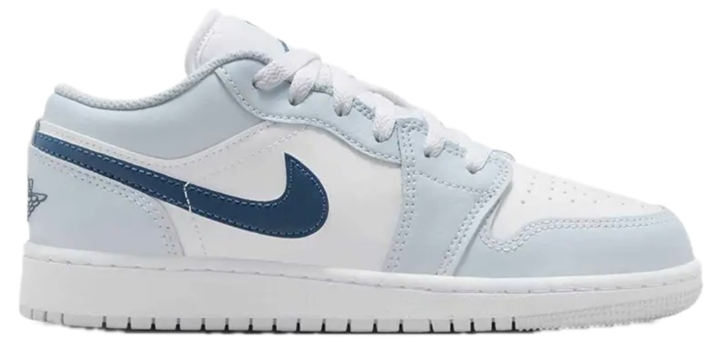 Giày Nike Air Jordan 1 Low GS ‘Aura Squadron Blue’ 553560-104