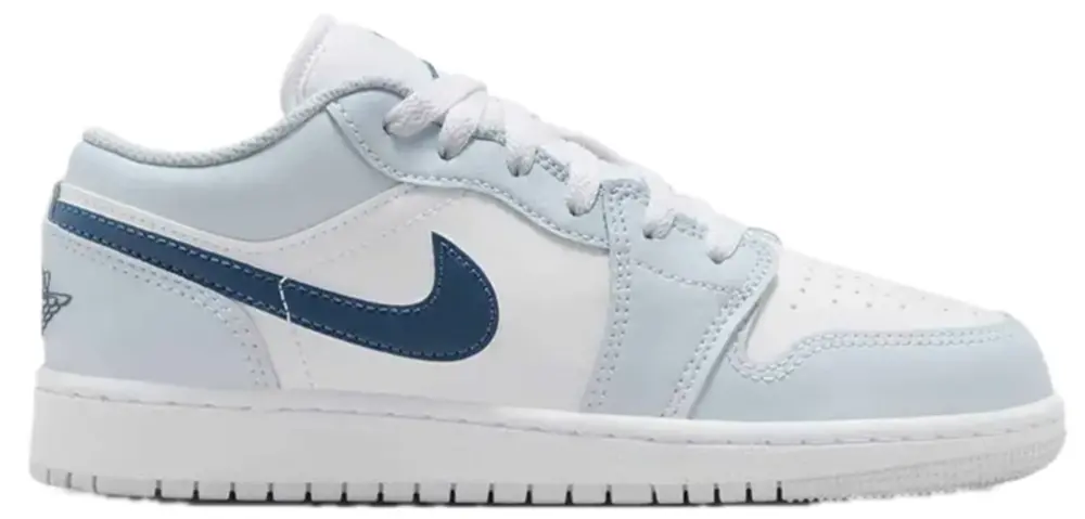 Giày Nike Air Jordan 1 Low GS ‘Aura Squadron Blue’ 553560-104