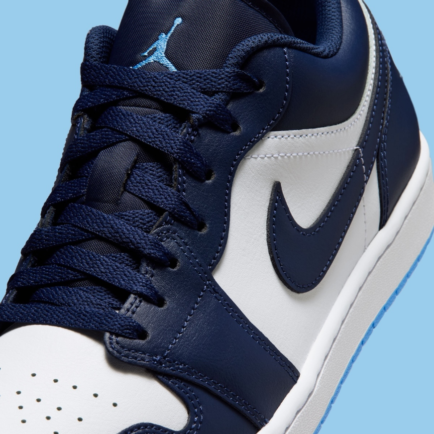 Alternative view of Giày Nike Air Jordan 1 Low 'Midnight Navy' 553558-404
