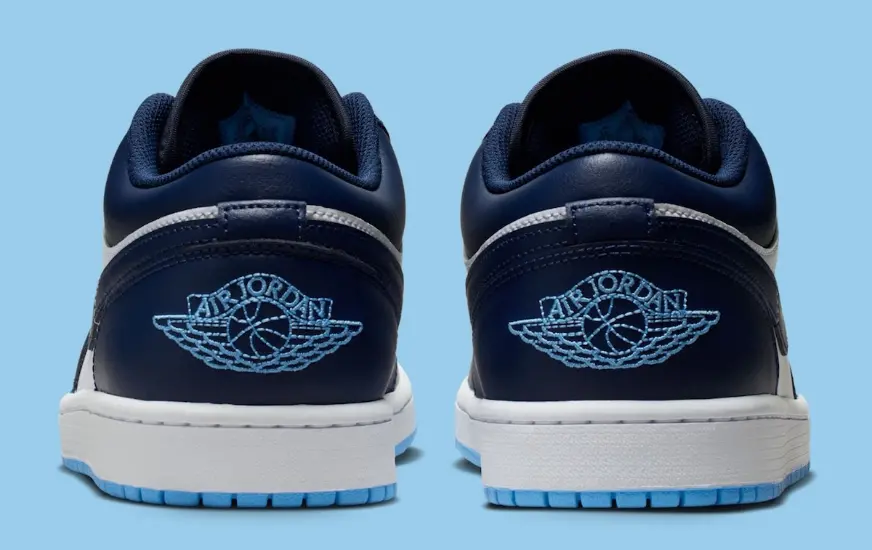 Giày Nike Air Jordan 1 Low 'Midnight Navy' 553558-404 - Ảnh 6
