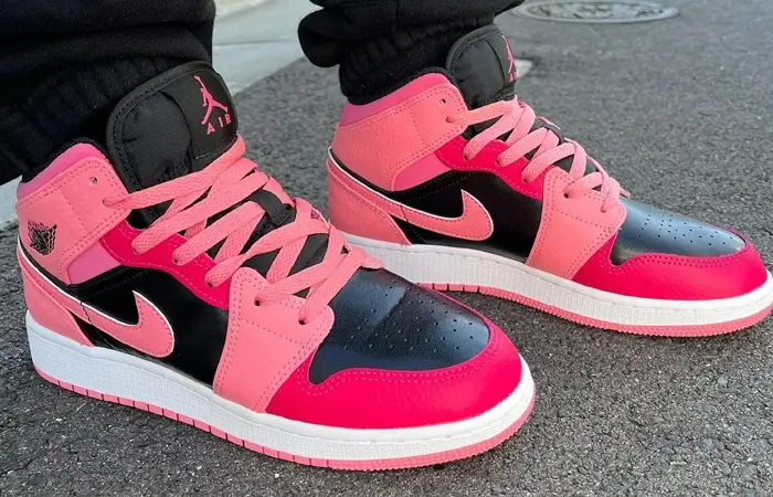 Giày Nike Air Jordan 1 Mid ‘Coral Chalk’ 554725-662 - Ảnh 3