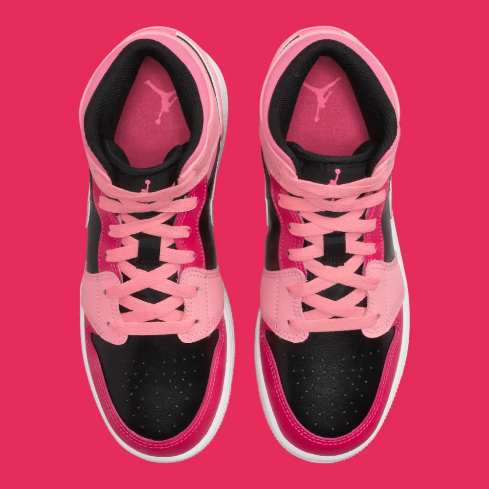 Giày Nike Air Jordan 1 Mid ‘Coral Chalk’ 554725-662 - Ảnh 5