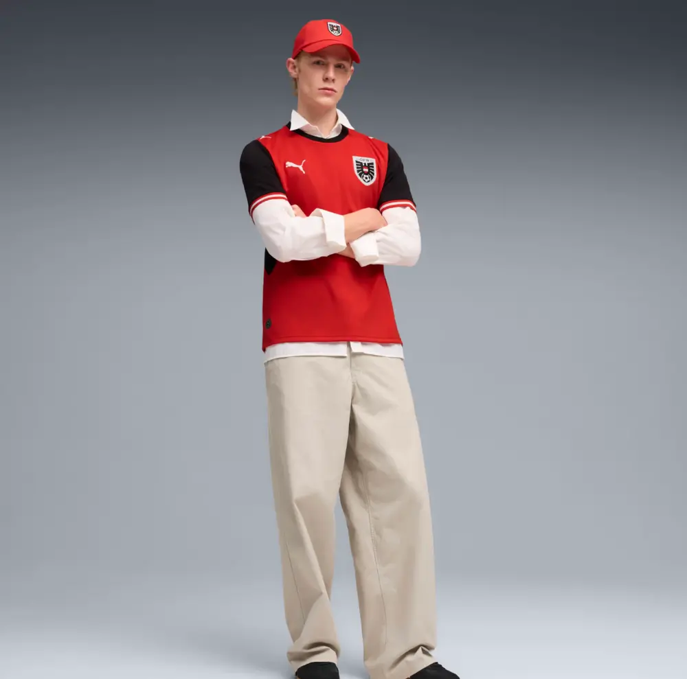 Áo Puma Austria Home Soccer Jersey 'Red' 783200-01 - Ảnh 5