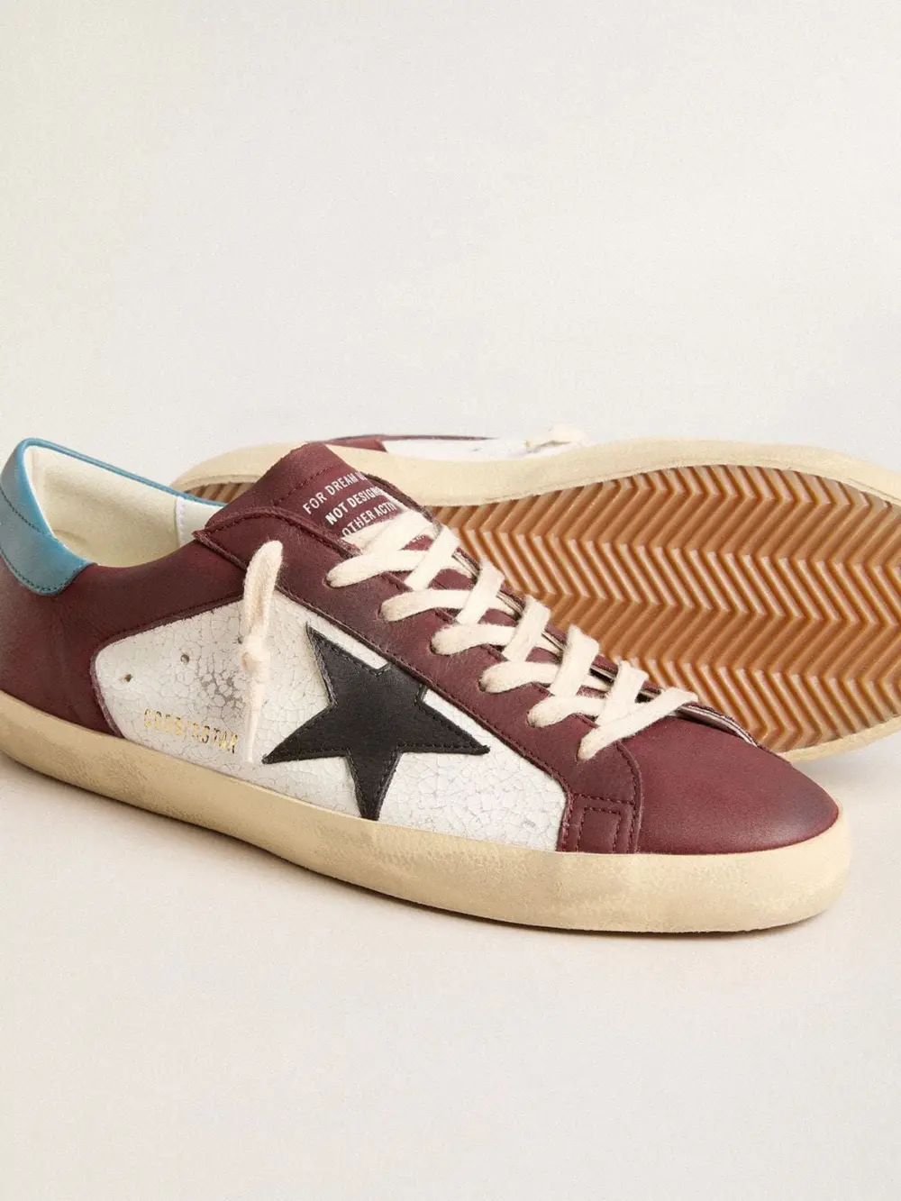 Giày Golden Goose Super-Star 'Burgundy' GMF00103-F006207-82716 - Ảnh 3
