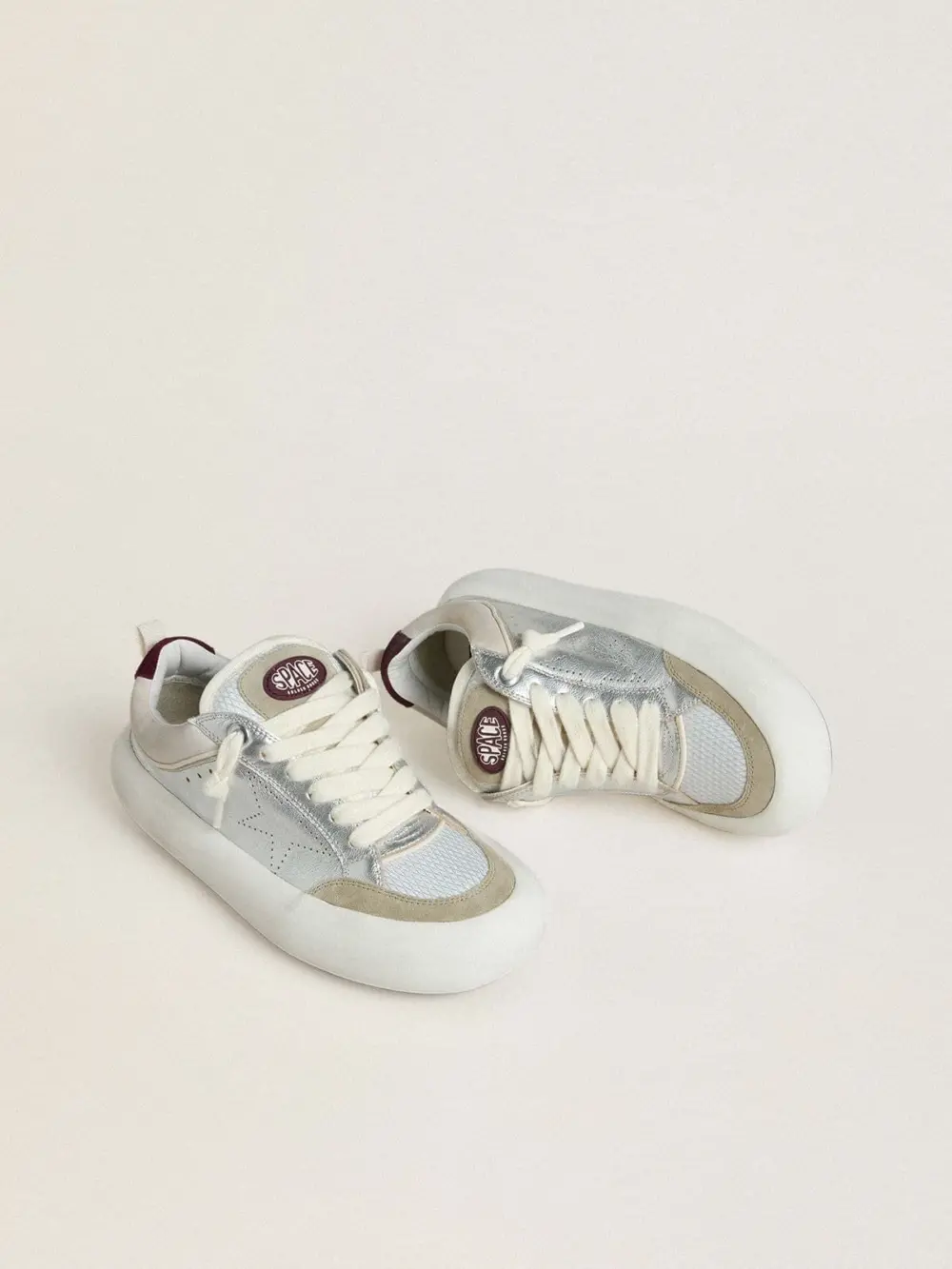 Giày Golden Goose Space-Star Cube 'Gray' GWF00807-F007976-70341 - Ảnh 4