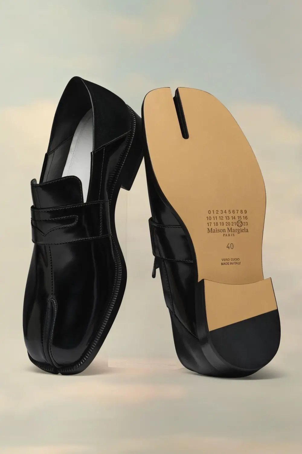Giày Maison Margiela Tabi Moccasins 'Black' S39WR0021P2820T8013 - Ảnh 3