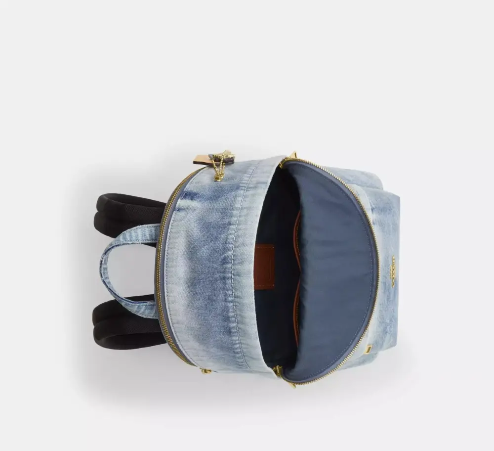 Balo Coach Taylor Small Backpack 'Denim' CEF27-IMNIM - Ảnh 4