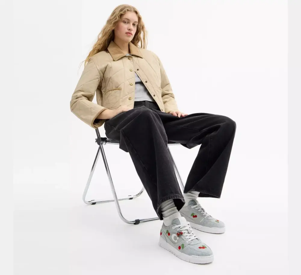 Giày Coach Soho Sneaker 'Grey' CEG42-XXQ - Ảnh 5