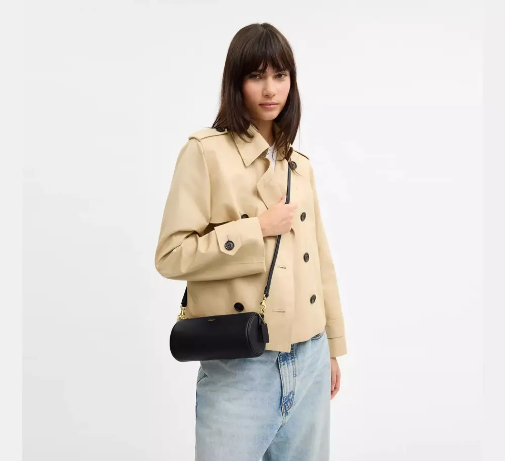 Túi Coach Barrel Bag 'Black' CDY80-B4BK - Ảnh 5