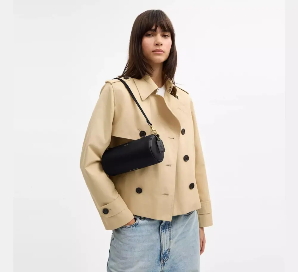 Túi Coach Barrel Bag 'Black' CDY80-B4BK - Ảnh 4