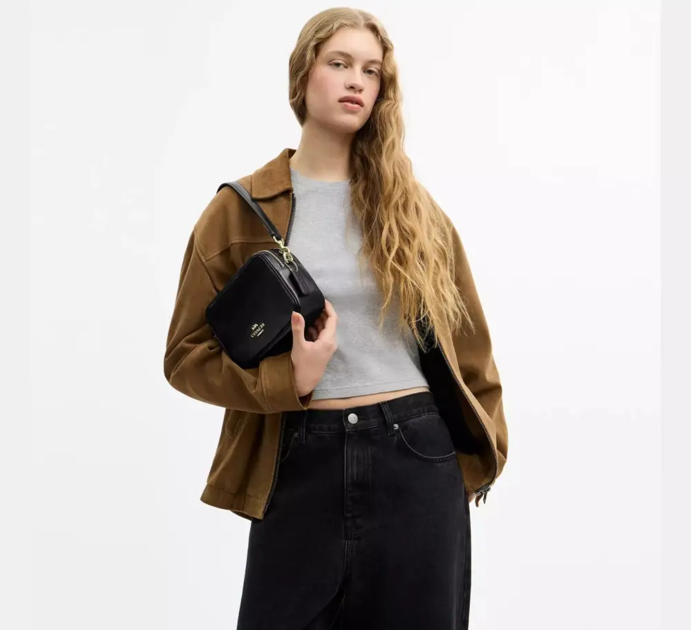 Túi Coach Mini Carey Crossbody Bag 'Black' CEA02-IMBLK - Ảnh 5
