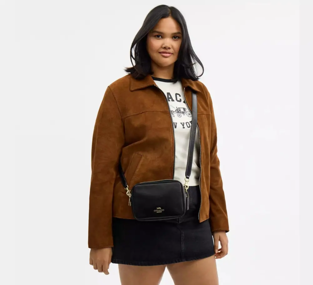 Túi Coach Mini Carey Crossbody Bag 'Black' CEA02-IMBLK - Ảnh 4