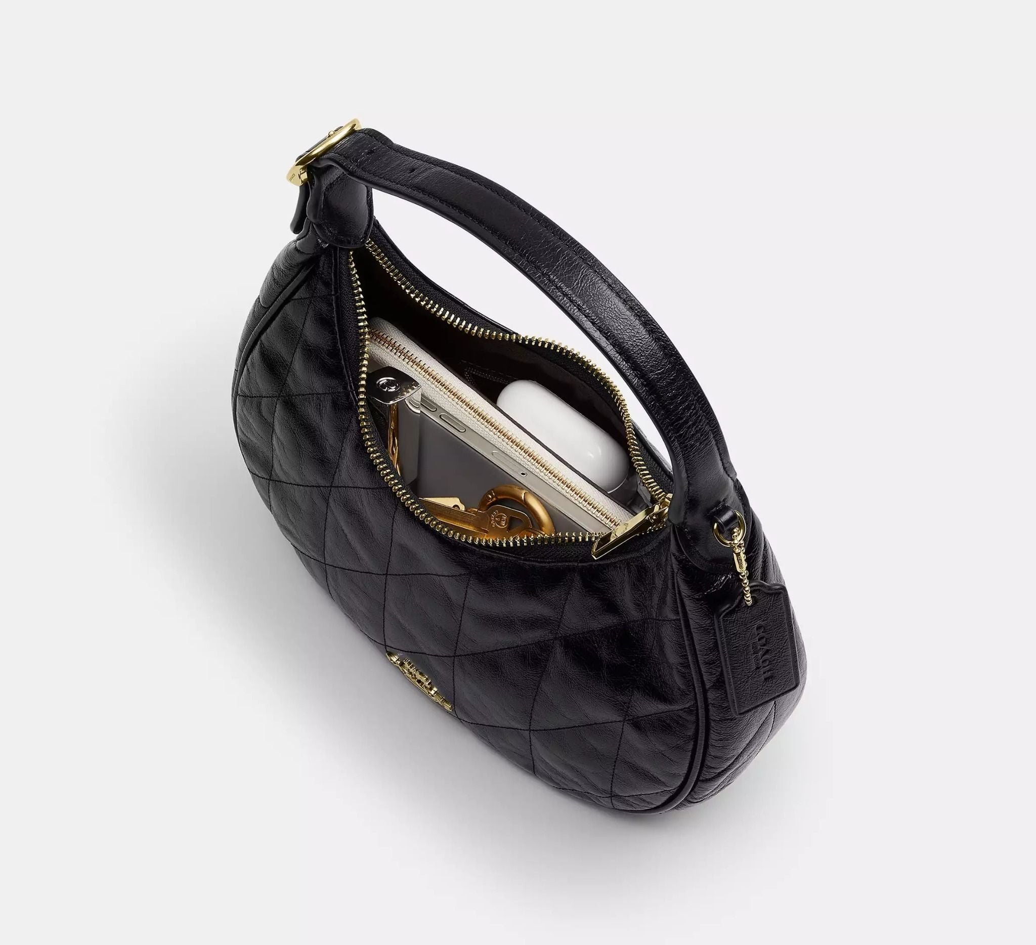 Alternative view of Túi Coach Emily Shoulder Bag 'Black' CDX21-IMBLK