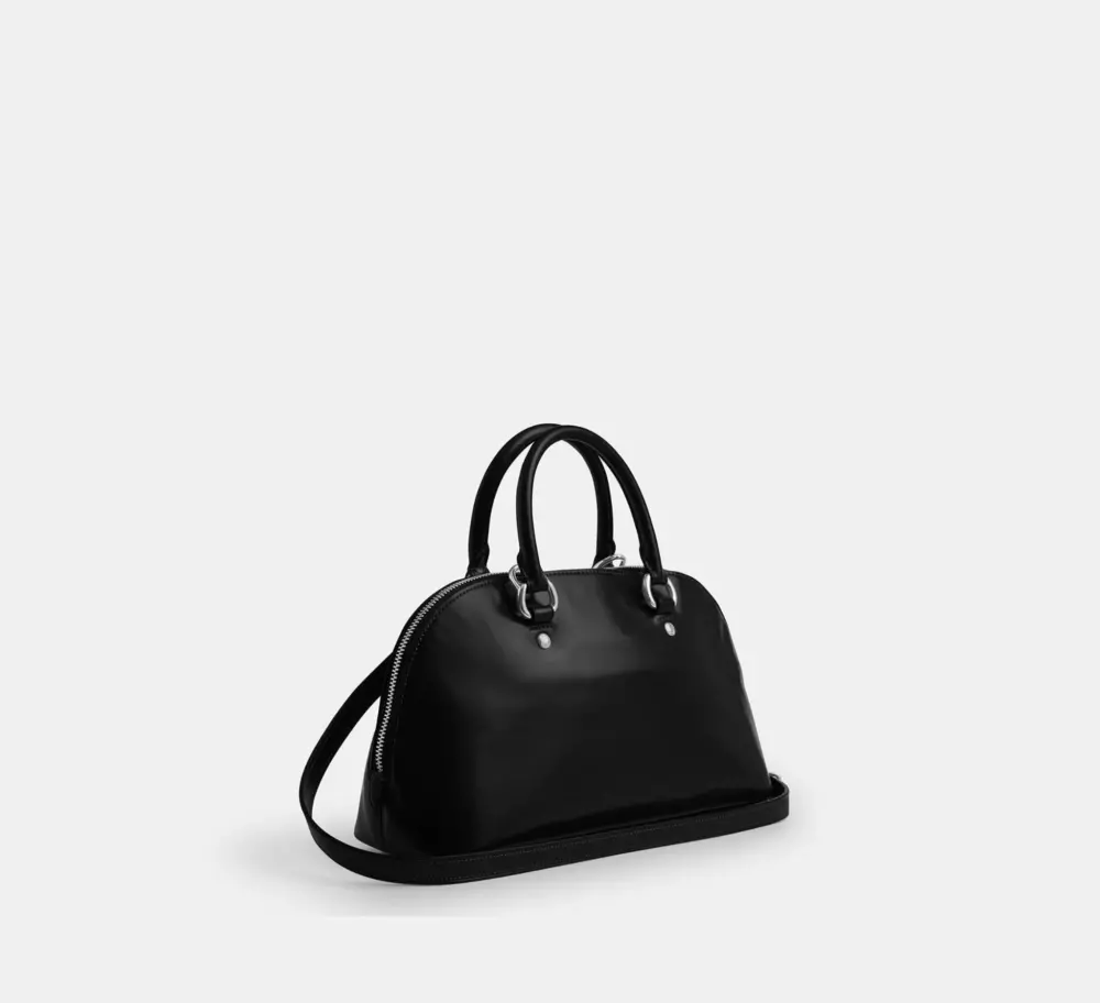 Túi Coach Lara Satchel Bag 'Black' CDV19-SVBK - Ảnh 4