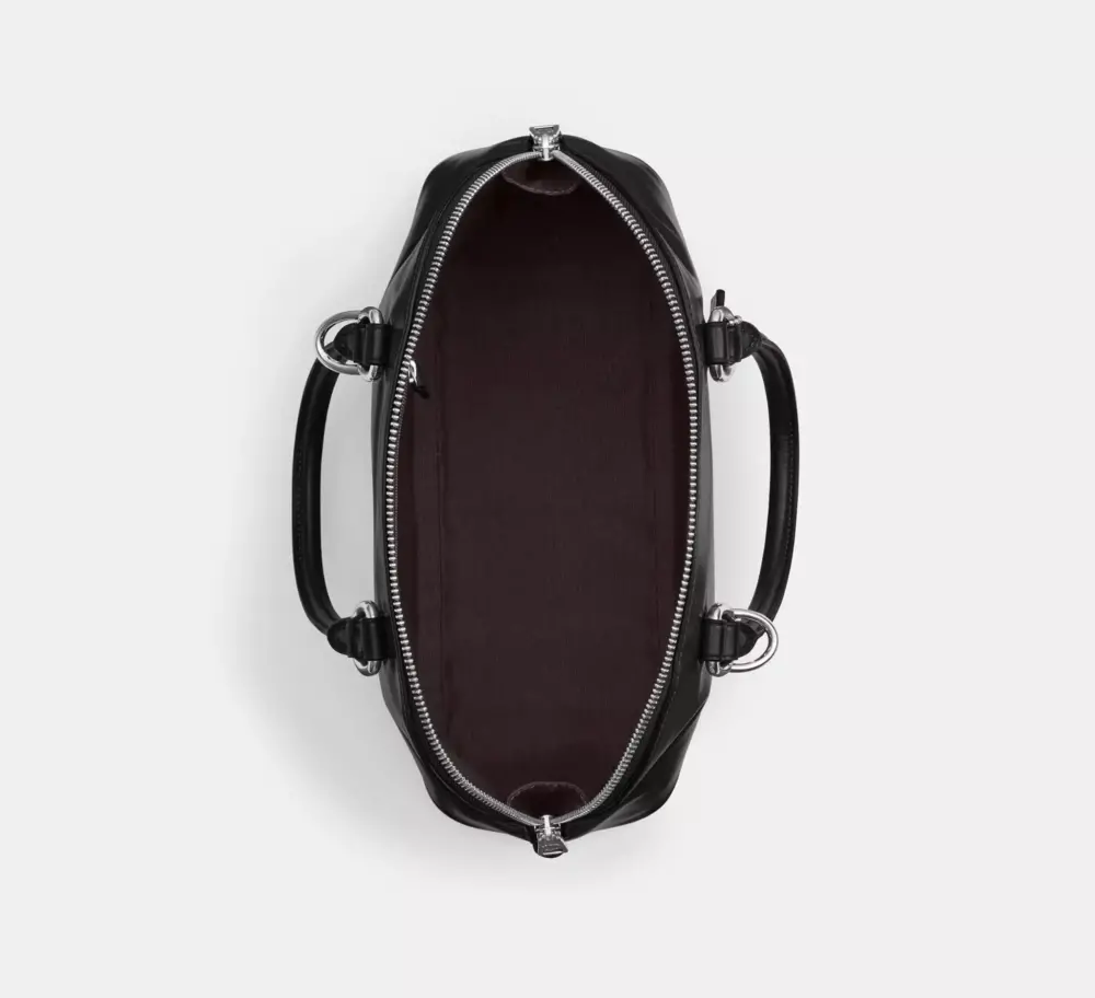 Túi Coach Lara Satchel Bag 'Black' CDV19-SVBK - Ảnh 3