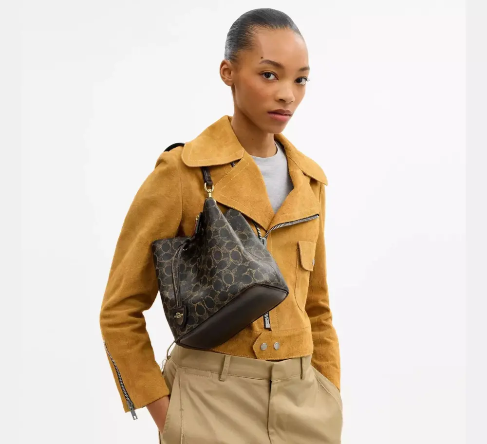 Túi Coach Rowan Bucket Bag 'Brown' CDY21-IMBRN - Ảnh 5
