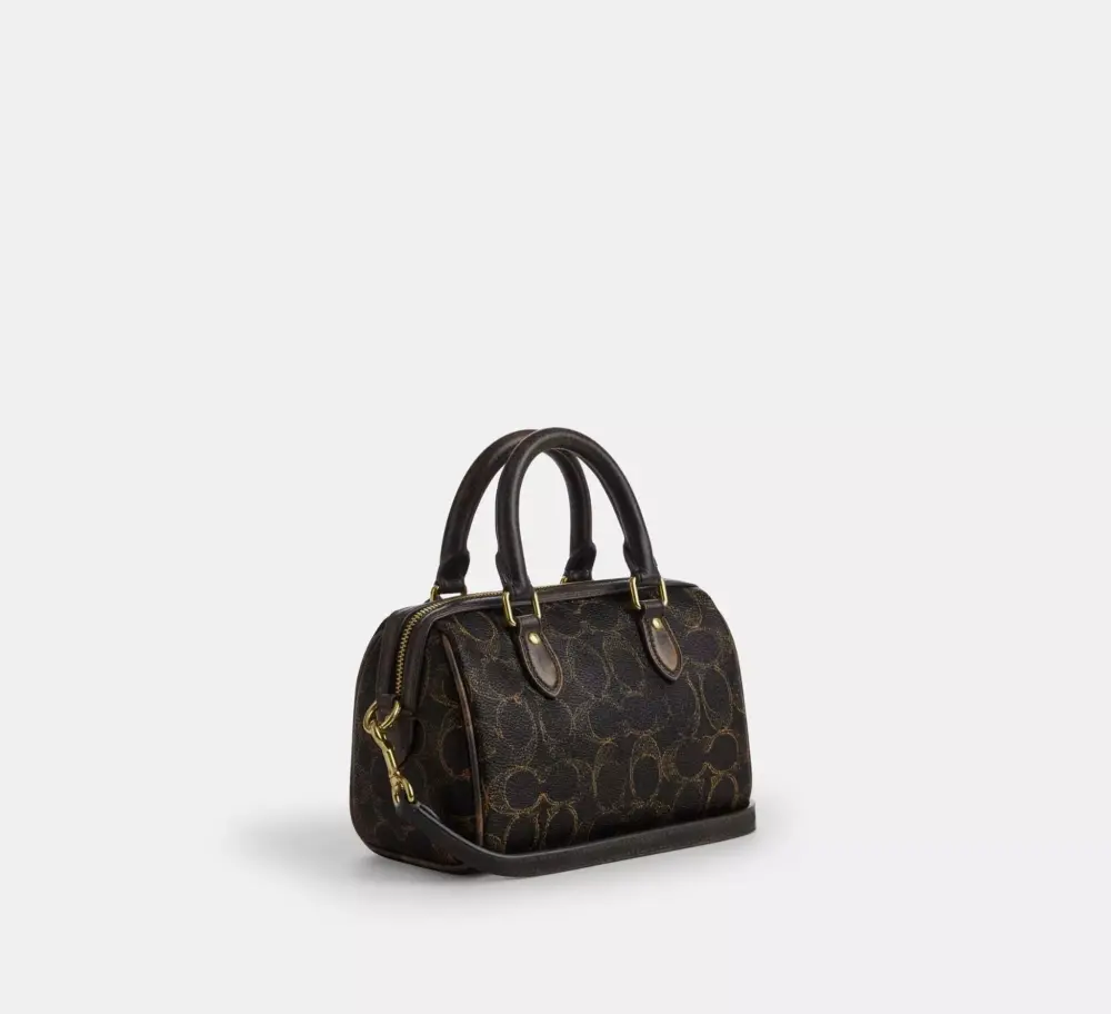 Túi Coach Mini Rowan Crossbody Bag 'Brown' CDY29-IMBRN - Ảnh 4