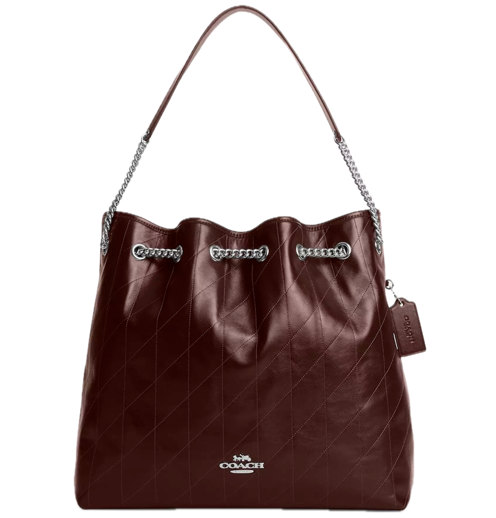 Túi Coach Evelyn Large Shoulder Bag 'Maple' CCZ81-SVMPL