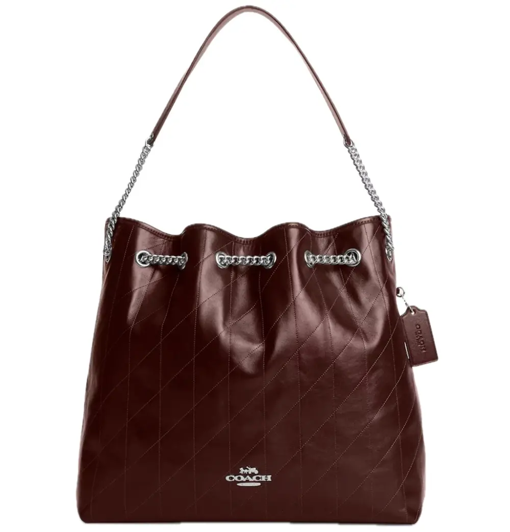 Túi Coach Evelyn Large Shoulder Bag 'Maple' CCZ81-SVMPL