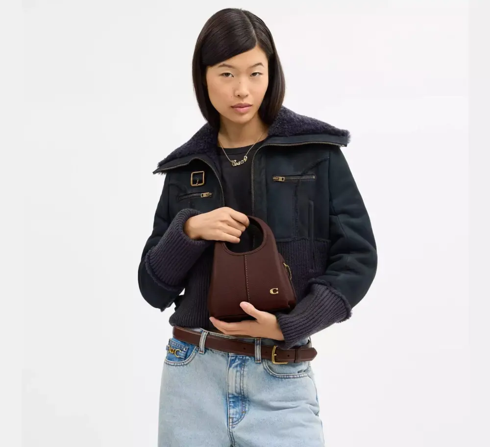 Túi Coach Lana Shoulder Bag 19 'Maple' CCY32-B4MP - Ảnh 4