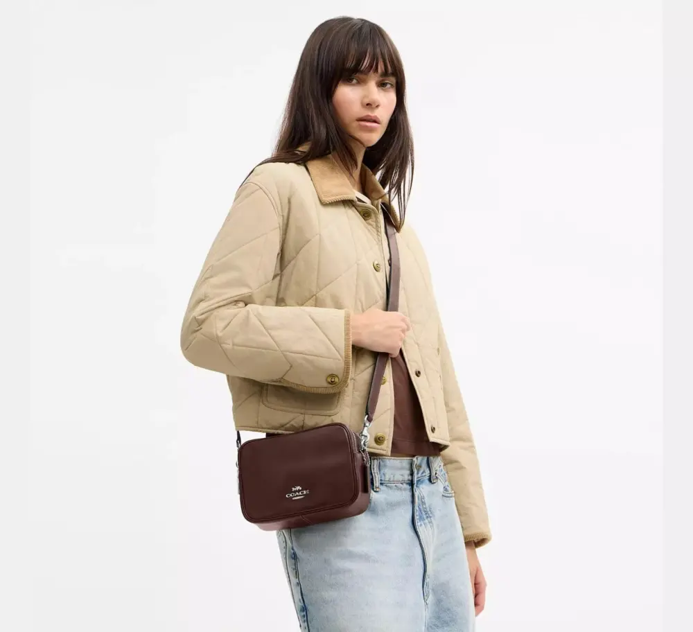 Túi Coach Mini Carey Crossbody Bag 'Maple' CEA02-SVMPL - Ảnh 5