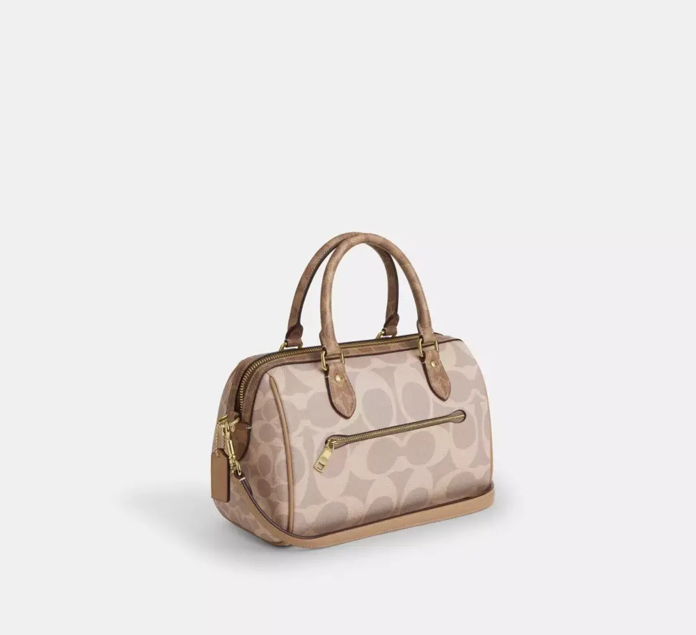 Túi Coach Rowan Satchel Bag 'Tan' CY679-IMXI9 - Ảnh 3