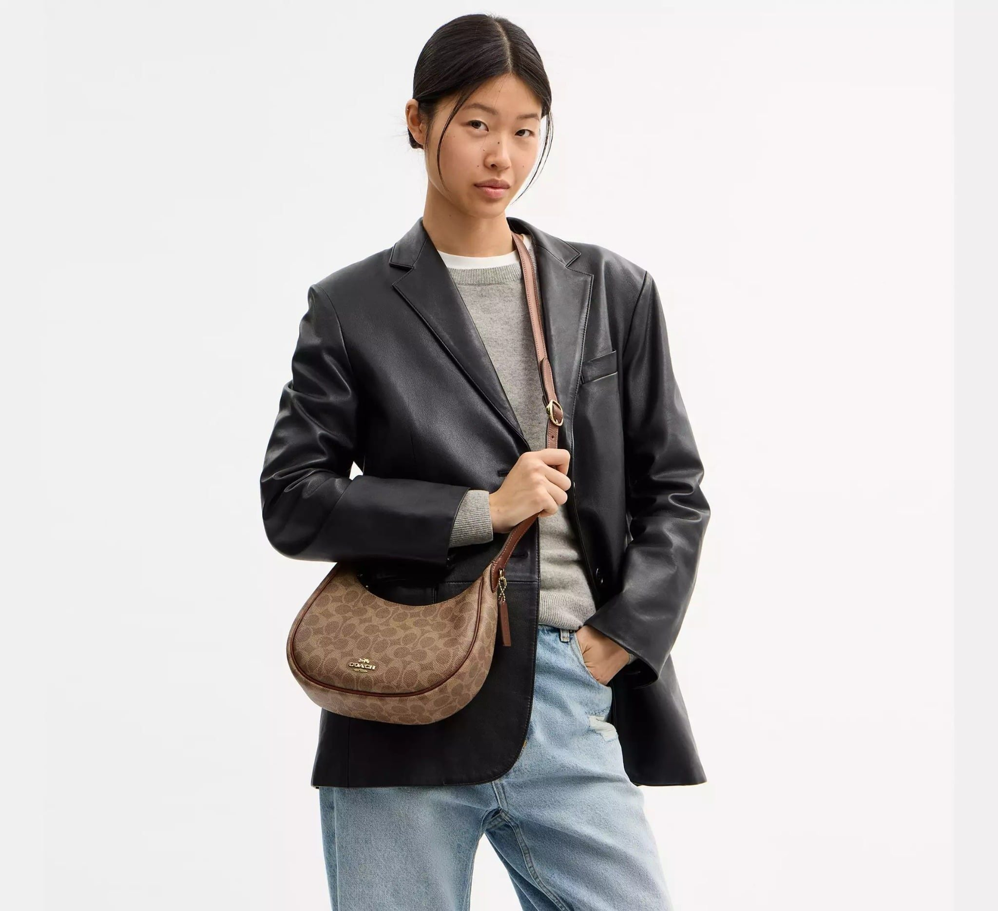 Túi Coach Emily Shoulder Bag 'Tan' CDX17-IMXHE - Ảnh 4